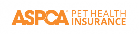 ASPCA logo for Pet Health Insurance in orange text on a white background.