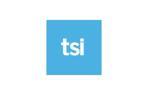 "Transwold" logo, a blue square with white lowercase letters "tsi" centered.