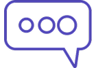 PSIvet 12th Annual Business Symposium Icon for Learn from Experts with speech bubble